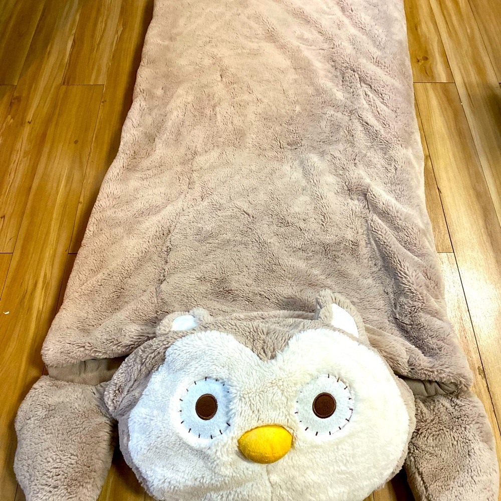 Plush Owl Children’s Sleeping Bag